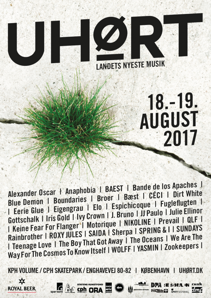 UHØRT Festival plakat line-up